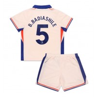 Camisa de Futebol Chelsea Benoit Badiashile #5 Equipamento Secundário Infantil 2024-25 Manga Curta (+ Calças curtas)